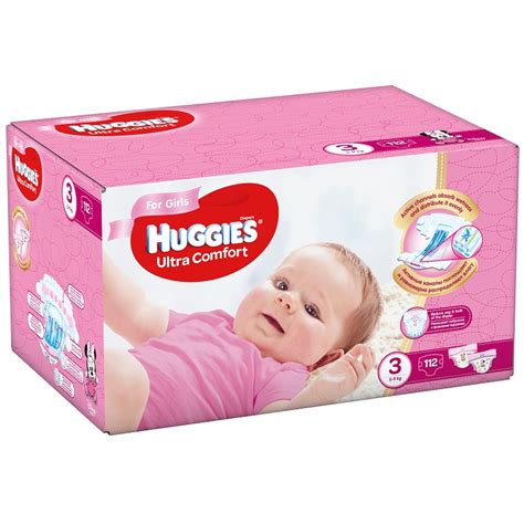 Scutece Huggies Ultra Confort Mega Pack Girl Kg Buc