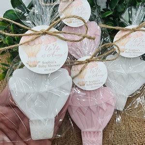 Hot Air Balloon Soap Favors Baby Shower Gift For Boy Girl Up Up And Away Baby Shower Decor