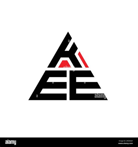 Kee Triangle Letter Logo Design With Triangle Shape Kee Triangle Logo