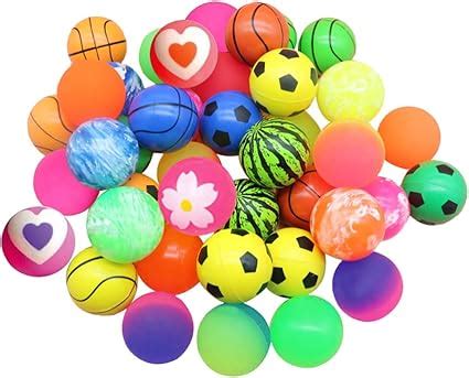 Jatidne 24 Pezzi Palline Rimbalzanti Per Bambini 30mm Riempitivi Per