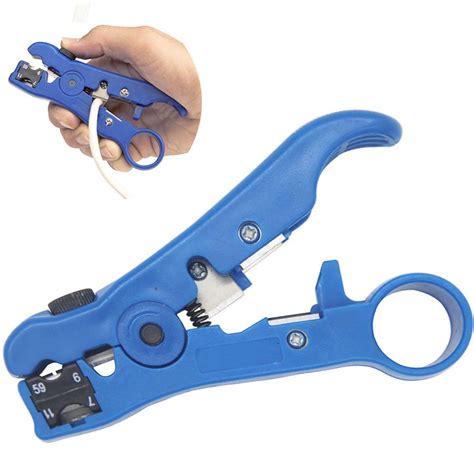 Aveson Universal Cable Stripper Cutter For Flat Or Round Tv Utp Cat