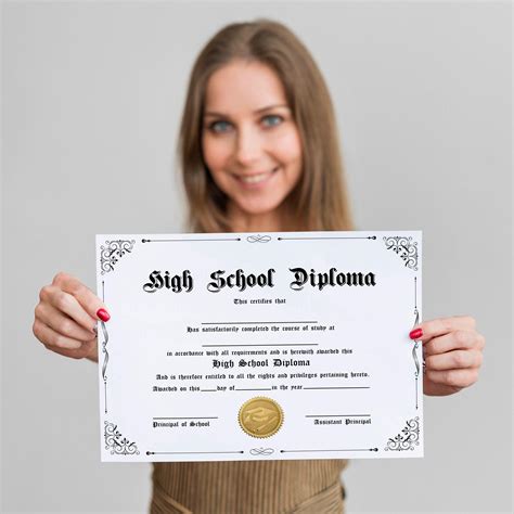 Printable PDF High School Homeschool Diploma Certificate Template ...