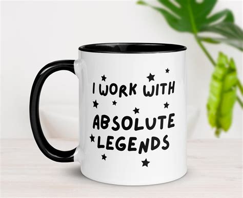 Personalised Colleague Mug I Work With Absolutelegends Custom Name Or