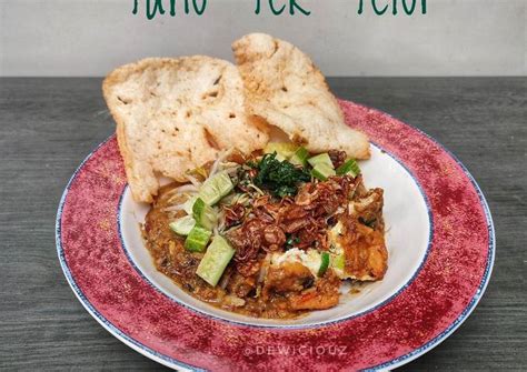 Resep Tahu Tek Telur Oleh Dewi Kumala Cookpad