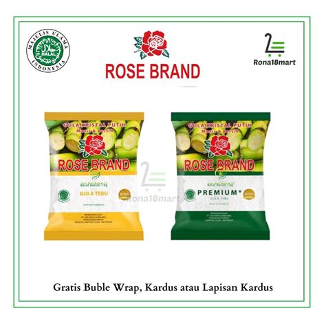 Jual Rose Brand Gula Pasir Gula Kristal Kemasan Kuning Kemasan