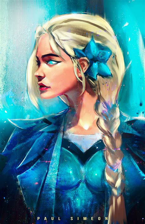 Фото Портрет Elsa / Эльзы в профиль, мультфильм Холодное сердце, by ...