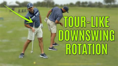 Tour Like Downswing Rotation Youtube