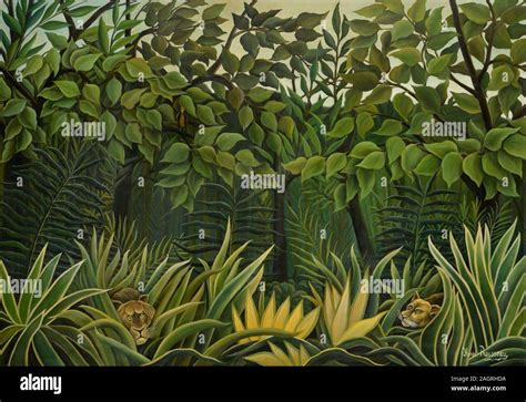 Henri rousseau jungle hi-res stock photography and images - Alamy