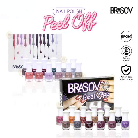 Jual Brasov Kutek Cat Kuku Ml Nail Polish Peel Off Kutex Bpom