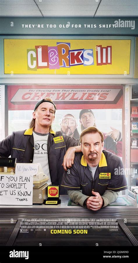 Clerks Iii Us Poster From Left Jeff Anderson Kevin Smith Jason