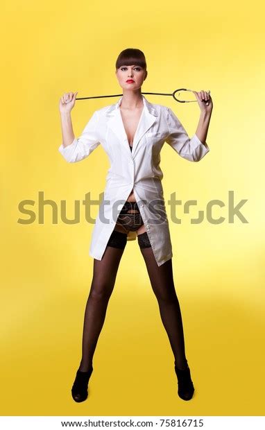 Sexy Nurse Suit Lingerie Stethoscope Stock Photo Shutterstock