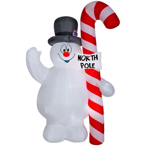 Warner Brothers 7 5131 Ft Lighted Snowman Christmas Inflatable In The