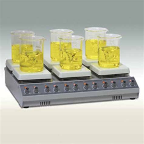 Multi Position Hot Stirrers 6 Place Model HS15 26P Lab Asia Science And Technology