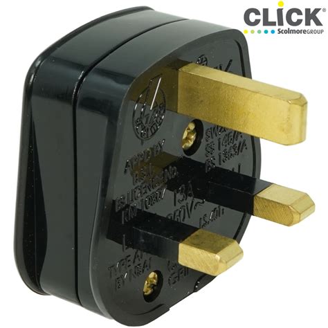 Scolmore A Nylon Uk Mains Plug Unplated Hificollective