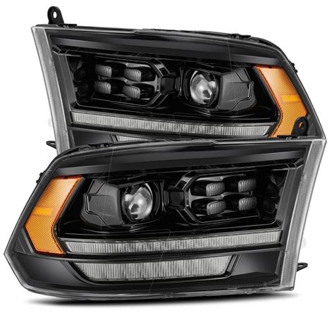 Alpharex Alpha 880524 Pro Halogen Headlights Alpha Black Set 5th Gen