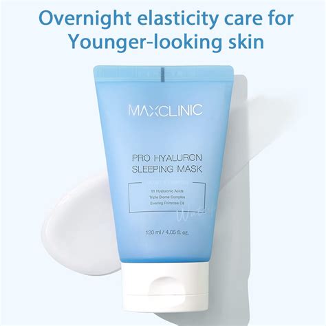 MAXCLINIC Pro Hyaluron Sleeping Skincare Mask 120ml, hyaluron night gel ...