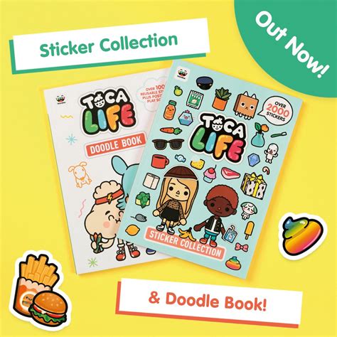 Toca Life Handmade Sticker Book Diy Toca Boca Stickers Toca 59 Off