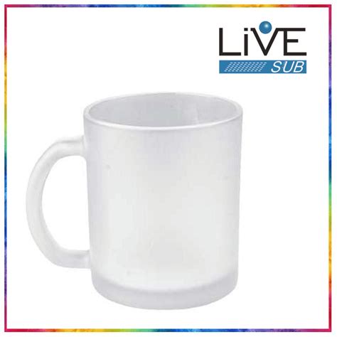 CANECA VIDRO 325 ML FOSCO PARA SUBLIMAÇÃO LIVE 486 Soluções