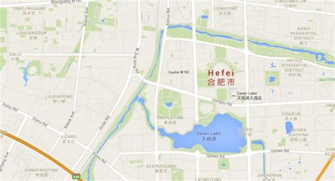 Map of Hefei