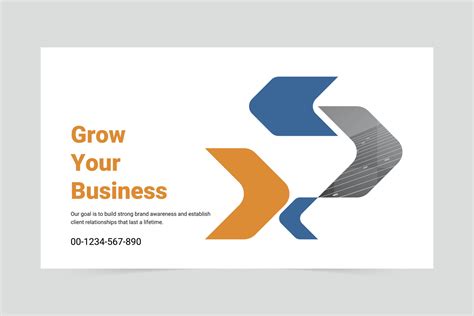 Vector Cover Page Of Grow Your Business Template 20575340 Vector Art at ...