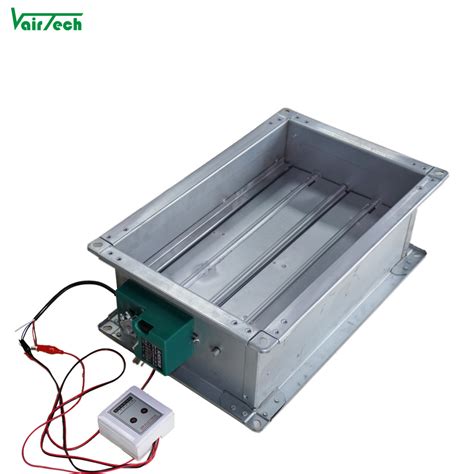 Hvac System Air Conditioning Damper Galvanized Sheet Volume Control Air