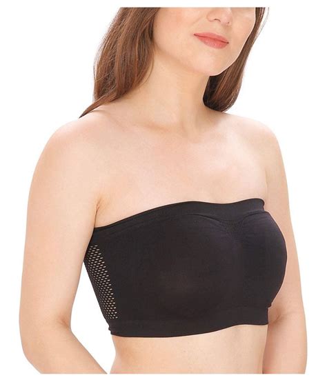 Buy Veluce Cotton Lycra Tube Bra Black Online At Best Prices In India