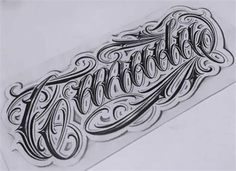 Pin by Hải Thành on chicanofont Tattoo lettering fonts Tattoo