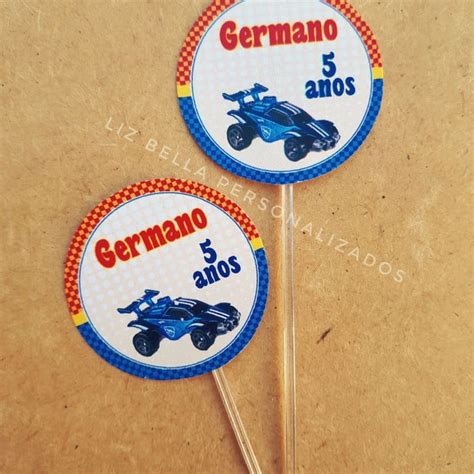 Topper Para Doces Hot Wheels Unidades Elo