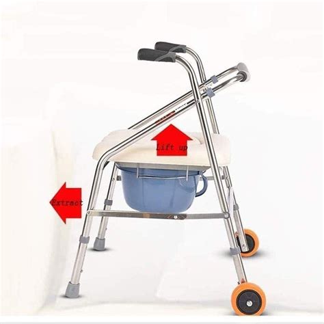 Buy Walker Rollator Walker Commode Chair Shower Stool Pulley