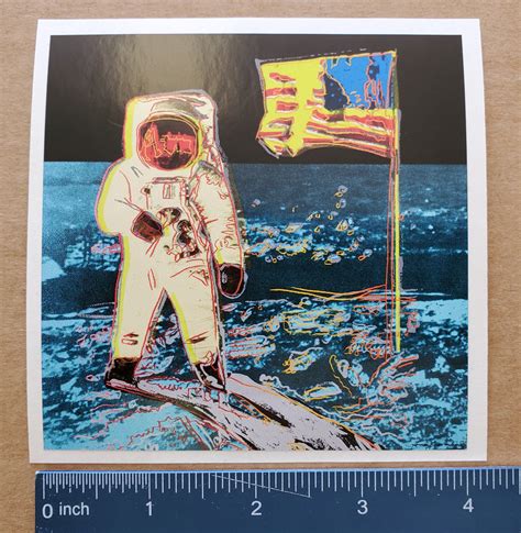 4 Andy Warhol Moon Walk Vinyl Sticker Classic Pop Art Decal For Car