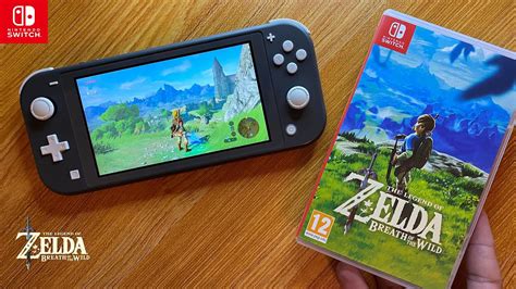 The Legend of Zelda: Breath of the Wild Nintendo Switch Lite Gameplay ...