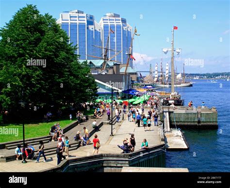 Halifax Waterfront Nova Scotia Canada Stock Photo Alamy