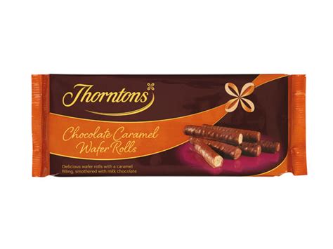 Thorntons Chocolate Caramel Wafer Rolls Lidl — Great Britain