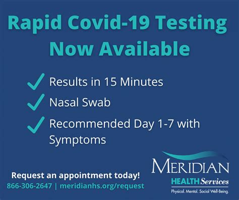 Covid 19 Vaccine And Testing Meridian Health Services