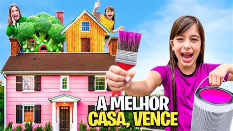 QUEM FIZER A MELHOR CASA DA SUA COR VENCE DESAFIO YouTube