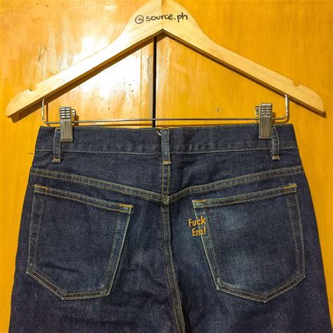 SUPREME X APC Fuck Em Japanese Selvedge Denim Luxury Apparel On Carousell