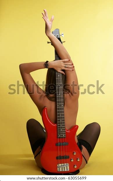 Naked Girl Guitar Stock Photo Shutterstock