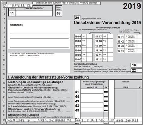 Grundsteuererklarung 2022 Formular Sachsen Anhalt Pdf Kostenlos