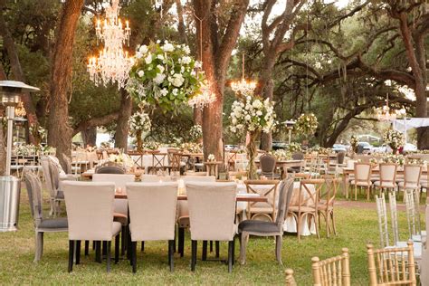 Glam Rustic Outdoor Reception