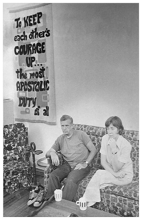 Berrigan And Mcalister After Disclosing Marriage 1973 A Photo On