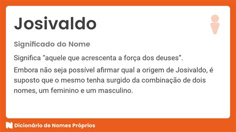 Significado Do Nome Josivaldo Dicion Rio De Nomes Pr Prios