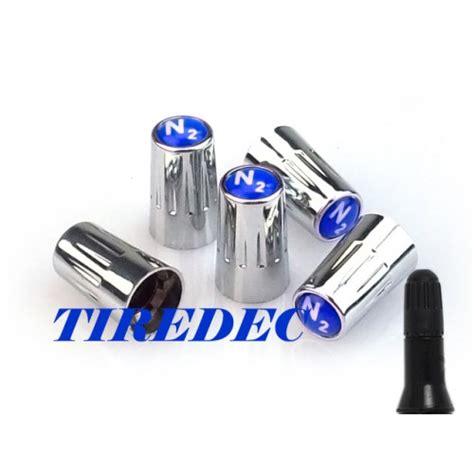 Schrader TPMS Long Blue Valve Stem Caps