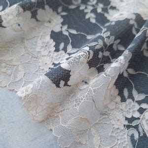 Dark Gray Stretch Lace Trim Wide Elastic Lace Fabric Wedding Lingerie Lace Width Cm