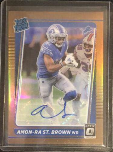 Amon Ra St Brown Autograph Bronze Prices Panini Donruss