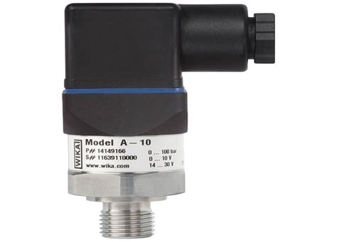 Wika A Pressure Transmitter Range To Bar With Ma Along