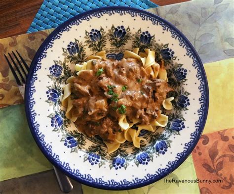 Beef Stroganoff - A Traditional Russian Dish - The Ravenous Bunny