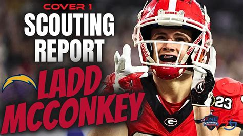 Ladd McConkey Georgia WR Scouting Report 2024 NFL DRAFT Prospect