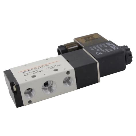 Electroválvula neumática de 24V 5 vías y 2 posiciones 4V210 08 Guatemala