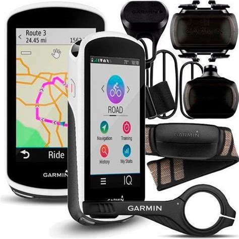 Ciclocomputador C Gps Garmin Edge Bundle Cinta Card Aca