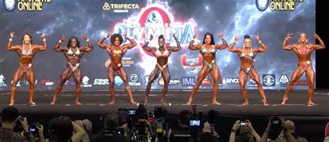 Olympia Womens Physique Prejudging Report Analysis